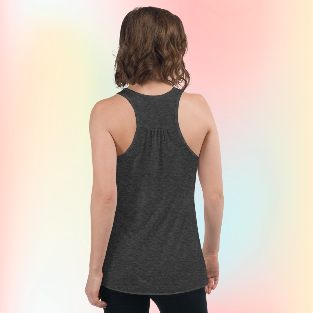 Alien Pickles – Proud Reader – Women’s Flowy Racerback Tank – Teal Design