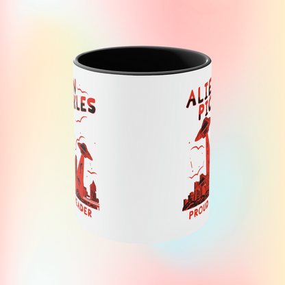 Alien Pickles – Proud Reader – Accent Mug